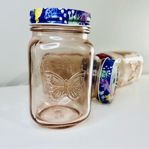 PIONEER WOMAN: Mason Jar Drink Glasses (3) - Picture 4 of 11